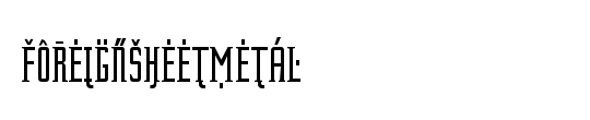 ForeignSheetMetal