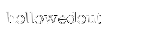 hollowedout