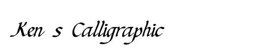 Ken's Calligraphic