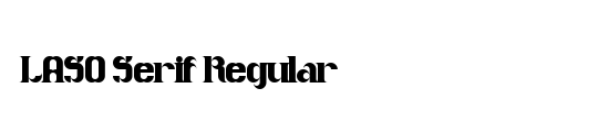 LASO Serif