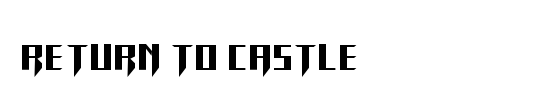 RETURN TO CASTLE
