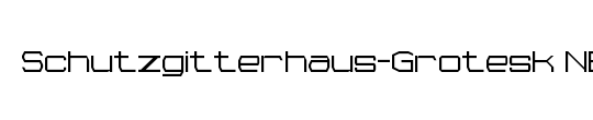 Schutzgitterhaus-Grotesk NBP