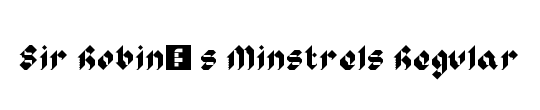 Sir Robin's Minstrels