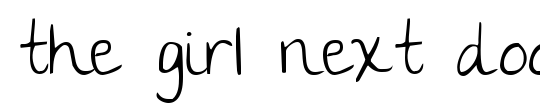 the girl next door