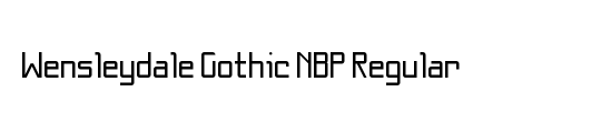 Wensleydale Gothic NBP