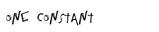 One Constant
