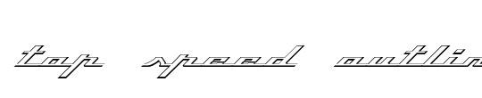 Top Speed Outline