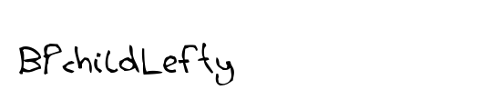 BPchildLefty