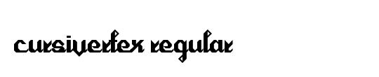 Cursivertex