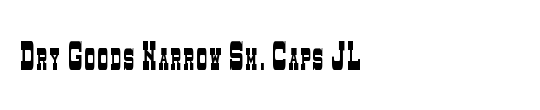 Dry Goods Narrow Sm. Caps JL