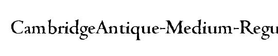 CambridgeAntique-Medium