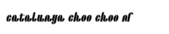 Catalunya Choo Choo NF