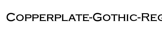 Copperplate-Gothic