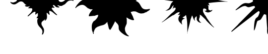 Flaming Stars & Splatters