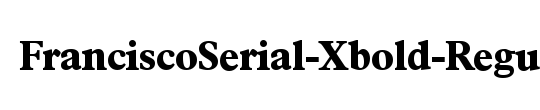 FranciscoSerial-Xbold