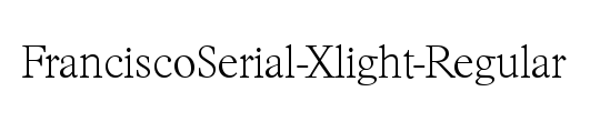 FranciscoSerial-Xlight