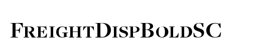 FreightDispBoldSC