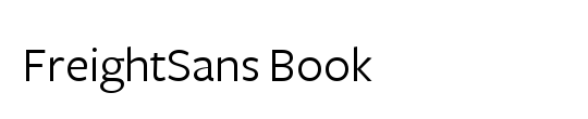 FreightSans Book
