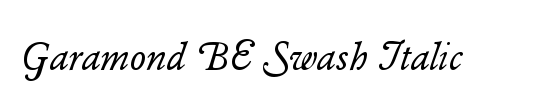 Garamond BE