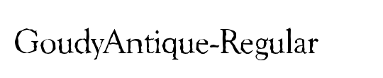 GoudyAntique