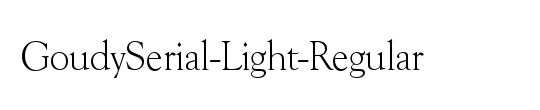 GoudySerial-Light
