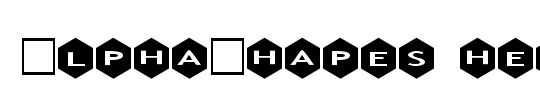 AlphaShapes hexagons
