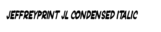 JeffreyPrint JL Condensed