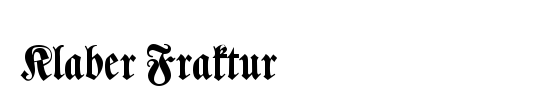 Klaber Fraktur