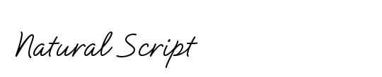 Natural Script