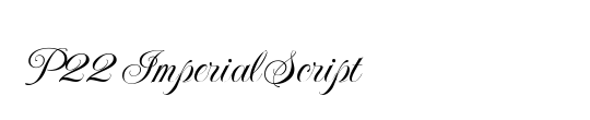 P22 Imperial Script