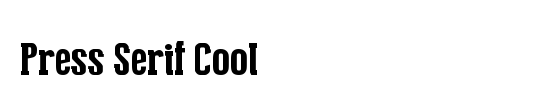 Press Serif Cool