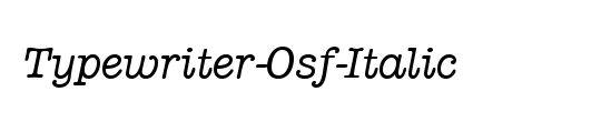 Typewriter-Osf