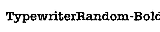 TypewriterRandom