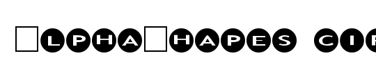AlphaShapes circles