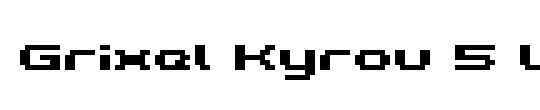 Grixel Kyrou 5 Wide Bold