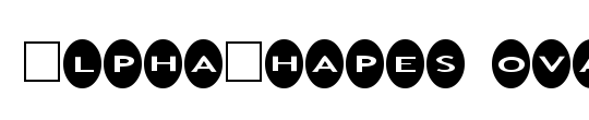 AlphaShapes ovals