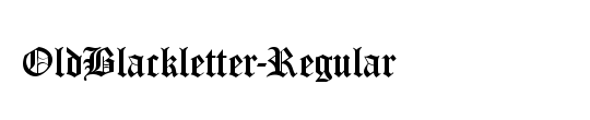 OldBlackletter