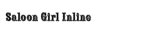 Saloon Girl Inline