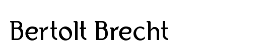 Bertolt Brecht