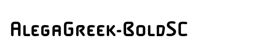 AlegaGreek-BoldSC
