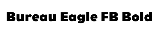Bureau Eagle FB Bold