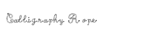 Calligraphy Rope
