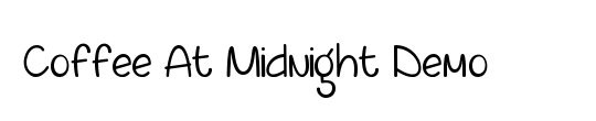 Coffee At Midnight Demo