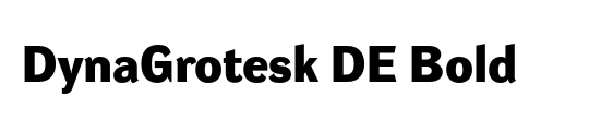 DynaGrotesk DE