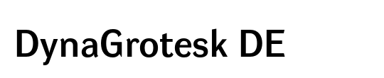 DynaGrotesk DE