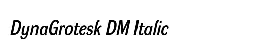 DynaGrotesk DM