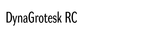 DynaGrotesk RC