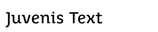 Juvenis Text