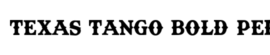 Texas Tango BOLD PERSONAL USE