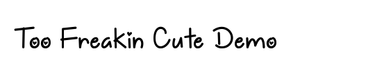 Too Freakin Cute Demo